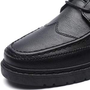 Zapatos Casuales de Cuero para Hombre, Impermeables, Antideslizantes, con Suela Gruesa, Ligeros, Transpirables, Suaves y Cómodos, Zapatos de Vestir Formales y Oxford - Product Image 5