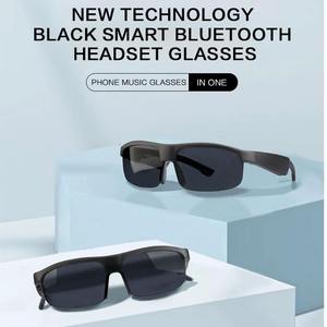 Lentes <span class=keywords><strong>de</strong></span> Sol Inteligentes Inalámbricos con Bluetooth, Lentes <span class=keywords><strong>de</strong></span> Sol Deportivas para Exteriores con Protección UV, Audio, Resistentes al Viento, Navegación, Reproductor <span class=keywords><strong>de</strong></span> Música, Llamadas - Product Image 4