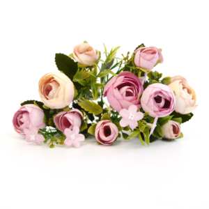 Künstliche Blumenstrauß Blumen Fabrik Großhandel 10-Kopf-Knospen Home Party Hochzeit Dekorationen - Product Image 3