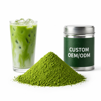 Poudre de Matcha de Qualité Cérémonielle, Thé Vert en Vrac pour Bubble Tea et Boissons