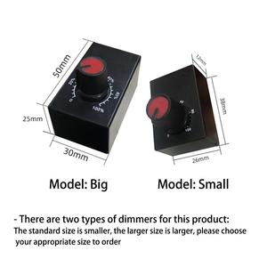 Mini DC 0-10V 1-10V manopola Dimmer 0-100% scala <span class=keywords><strong>potenziometro</strong></span> <span class=keywords><strong>elettronico</strong></span> per LED luci di crescita dimmerabili Driver di potenza - Product Image 5