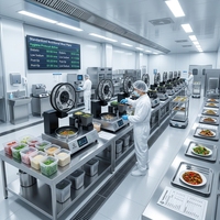 Machine de cuisson automatique en acier inoxydable 304 pour stand de marché nocturne, ambiance vibrante, haute efficacité, écran tactile numérique
