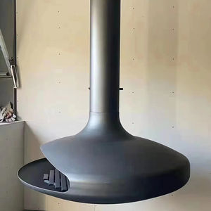 Moderne design binnenhaard van hout, hangende houtkachel voor verwarming op hout en pellets - Product Image 2