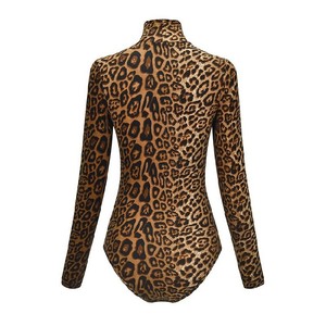 Vêtements pour femmes européennes, vêtements de mise en forme légers, hauts à col montant à manches longues pour femmes, <span class=keywords><strong>combinaison</strong></span>, vente en gros - Product Image 3