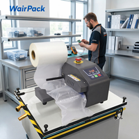 LPB-09 Machine industrielle automatique de gonflage de coussins d'air à film multicouche en forme de gourde, avec coque métallique, pour emballage
