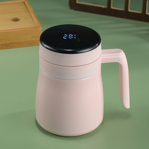 Tasse isotherme portable pour le bureau, design moderne, avec affichage de la température, en acier inoxydable 304, 6-12 oz, emballage en boîte couleur - Product Image 6