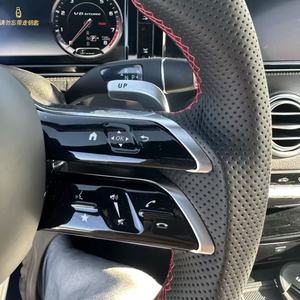 Volant en fibre de carbone adapté aux Mercedes-Benz W222 W223 W205 W177 W247 C118 X118 W206 W214 C238 C257 A35 C43 A63 AMG - Product Image 3