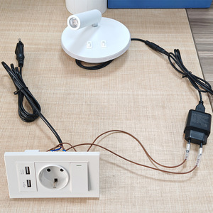118 Type German Standard Wall <b>USB</b> <b>Socket</b> <b>with</b> Charging Stand for Concealed Installation European 16A - Product Image 4