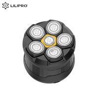 Rasoir électrique LILIPRO ZP-812 pour la tête, lame flottante 6D, rasoir pour crâne chauve, étanche, tondeuse électrique pour hommes, kit de coupe de cheveux multifonction