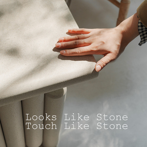 Wholesale Japandi Living Room <strong>Side</strong> <strong>Table</strong> Wabi-Sabi Mineral Paint Small Stone Texture <strong>Side</strong> <strong>Table</strong> - Product Image 4