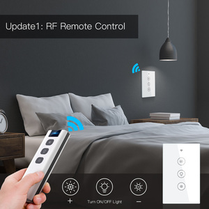 Moes US tipo Panel de cristal táctil Wifi Tuya App Control remoto Smart Dimmer Switch funciona con altavoz inteligente - Product Image 3
