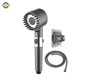 Cabezal de Ducha de Alta Presión con Turbo, Ajustable, de Diseño Moderno y Simple, para Montaje en Pared, en Oferta - Product Image 4