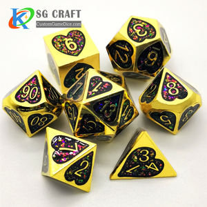 Mini Dados Poliédricos Sólidos de 6mm para D&D, Juego de Dados Metálicos en Miniatura de 10mm, Dados Personalizados para Calabozos y Dragones - Product Image 3