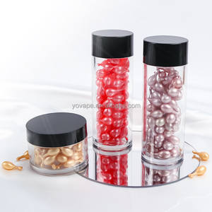 กระปุกใส่ขวดพลาสติกสำหรับสัตว์เลี้ยงแบบใสขนาด30ก. 40ก. 50ซีซี60ก. 30มล. 30CC ปากกาปากกว้างทรงตรง - Product Image 3