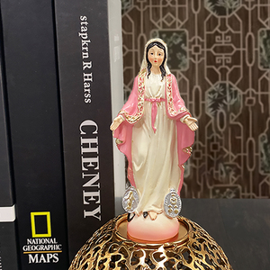 SYL OEM patung Perawan <span class=keywords><strong>Mary</strong></span> <span class=keywords><strong>Resin</strong></span> baru patung religius Meksiko patung Gereja hadiah kerajinan <span class=keywords><strong>resin</strong></span> dekorasi rumah - Product Image 2