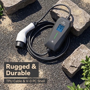 Chargeur EV portable 7 kW résistant à la chaleur, étanche IP65, avec protection contre les surcharges et sac de transport, type <span class=keywords><strong>2</strong></span> - Product Image 1