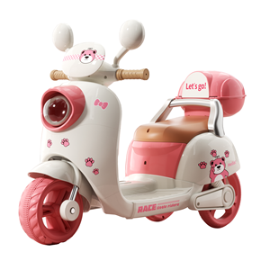 Moto Elettrica per Bambine, Triciclo Giocattolo a Batteria 12V, Auto Cavalcabile per <span class=keywords><strong>Bambini</strong></span> - Product Image 5