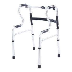 Aide à la marche en alliage d'aluminium réglable en hauteur, cadre à double courbure, main courante de rééducation pour déambulateur postopératoire - Product Image 1