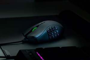 Nuovo Mouse da gioco cablato personalizzabile 16K DPI R AZER NAGA TRINITY MMO Mouse sensore ottico intercambiabile laterale - Product Image 5