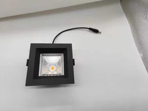 Lumière descendante LED série Vortex 100v-120v, éclairage encastré rond, blanc <span class=keywords><strong>noir</strong></span>, luminaires encastrés LED, plafonnier LED pour la maison, l'hôtel - Product Image 6