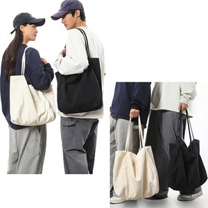 Bolsa de Mano de Lona de Algodón Ecológica con Logotipo Personalizado, Bolso de Hombro Portátil para Mujer - Product Image 2