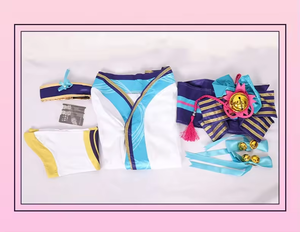 Meilleur Costume de jeu de vêtements d'Halloween pour femmes <span class=keywords><strong>League</strong></span>-<span class=keywords><strong>of</strong></span>-Legends Cosplay Ahri Roleplay Dress avec accessoires - Product Image 5