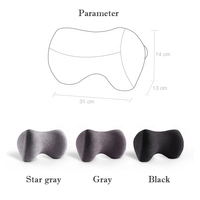 Bravo voyage oreiller mousse à mémoire siège de voiture cou soutien oreiller voiture appui-tête oreiller