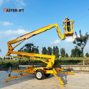 Fornecimento direto da fábrica 12-26m elétrica articulando Boom elevadores cabo Sling rebocável antena trabalhando plataforma construção hotéis - Product Image 2