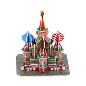Rompecabezas 3D <span class=keywords><strong>de</strong></span> la <span class=keywords><strong>Catedral</strong></span> <span class=keywords><strong>de</strong></span> San Basílio, Arquitectura Mundialmente Famosa, Modelo 3D, Juguete <span class=keywords><strong>de</strong></span> Regalo - Product Image 1