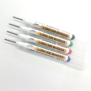 Ensemble de stylos marqueurs de charpentier personnalisés pour la construction à pointe profonde de 20mm et 30mm de long pour le travail du bois - Product Image 1
