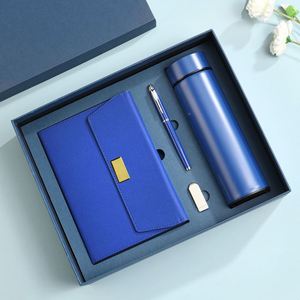 Luxury A5 Notebook Set Hardcover PU Business Journal with Pen Thermos <b>Cup</b> & Gift Box Graduation Promotion - Product Image 2