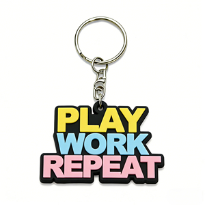 Bulk Custom 2D PVC Rubber Keychain Offset Printing Design <b>Backpack</b> Pendant Coin Holder Event Gifts - Product Image 6