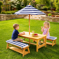 Table de repos en bois Montessori écologique pour l'extérieur, idéale pour les garderies, les maternelles et les salles de classe