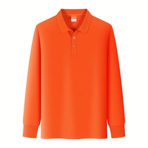 Chemise à manches longues personnalisée de haute qualité en coton et polyester, uniforme de travail, polo décontracté pour le golf et les affaires pour hommes - Product Image 4