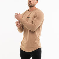 Fournisseur de vêtements, t-shirt à manches longues pour homme, respirant, streetwear, grande taille, coton, unisexe, vente en gros