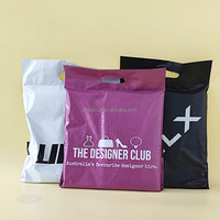 Sacs d'expédition imprimés avec Logo personnalisé, nouveau design de haute qualité pour emballage de vêtements, sac postal avec poignée