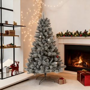 Árbol de Navidad Artificial Plegable de Alta Calidad de PE/PVC con Luces LED de Luz Diurna de Bajo Consumo Energético para el Hogar - Product Image 2