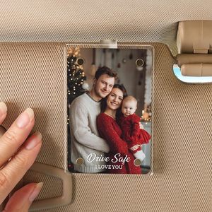 ที่ใส่ของแบบกำหนดเองสำหรับที่บังแดดแม่เหล็ก ขนาด 2.36"x3.5" สำหรับแสดงรูปภาพ คล้ายกระเป๋าสตางค์ ทำจากอะคริลิกใส สำหรับของที่ระลึกและของขวัญวันเกิด - Product Image 3