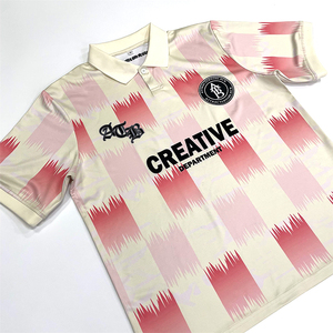 Kaus sepak bola kebesaran kualitas tinggi kustom pakaian jalanan kaus sepak bola pria - Product Image 3