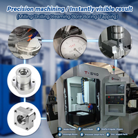 Fresadora CNC de Alta Precisión T-540 BT30, Centro de Mecanizado CNC Vertical de 4 y 5 Ejes para Metal, Mini Fresadora CNC de 3 Ejes