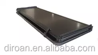 Penutup Bak Truk Lipat Tiga Keras Berbahan Aluminium Alloy Anti Air Warna Hitam, Penjualan Langsung Pabrik, Pemasangan Tanpa Alat, Garansi 2 Tahun