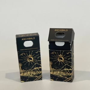 Boîtes <span class=keywords><strong>à</strong></span> cigarettes personnalisées certifiées GMP, en carton rigide, résistantes aux enfants, pour cônes en papier bio - Product Image 2