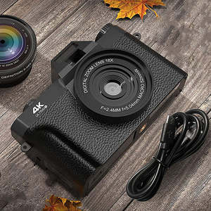 4K 48MP Vlogging Câmera de Vídeo 16x Zoom Digital Anti-Shake Compact vlog para viajar com tela filp de 180 graus - Product Image 2