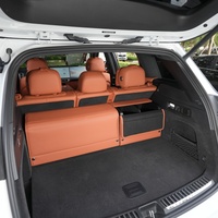 Organisateur de coffre de voiture pliable en cuir PU de luxe avec cadre ABS rigide, étanche, universel