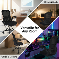 Chaise de bureau ergonomique moderne en tissu et maille, pivotante, confortable et de luxe, vente en gros