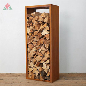 Support de rangement de bois de chauffage en acier, bricolage, porte-coin support d'outils de cheminée pour l'intérieur - Product Image 2