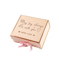 Boîtes de faveur de mariage romantiques coffret cadeau de luxe pour femmes boîte à bijoux personnalisée