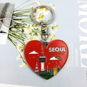 <strong>Customized</strong> Cartoon Design Stainless Steel <strong>Keychain</strong> Fashion Metal Key Ring Souvenir Accessory - Product Image 3