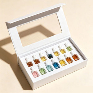 กล่องบรรจุภัณฑ์น้ำมันหอมระเหยเครื่องสำอางระดับไฮเอนด์ พร้อมแผ่นโฟม EVA สีขาวและซับในผ้าซาตินสำหรับเซรั่มบำรุงผิว - Product Image 5