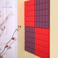 Paneles acústicos de estudio producidos por el fabricante que absorben espuma acústica para estudios